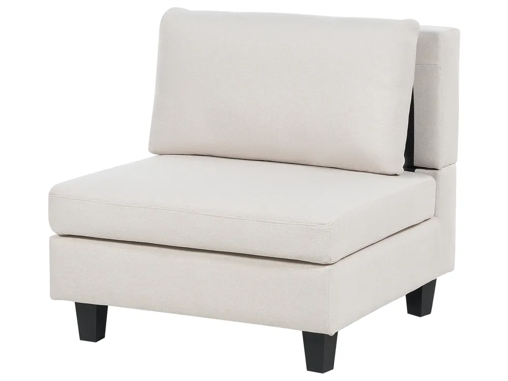 Modular Corner Sofa 4 Seater UNSTAD Fabric Light Beige Right Hand_925289
