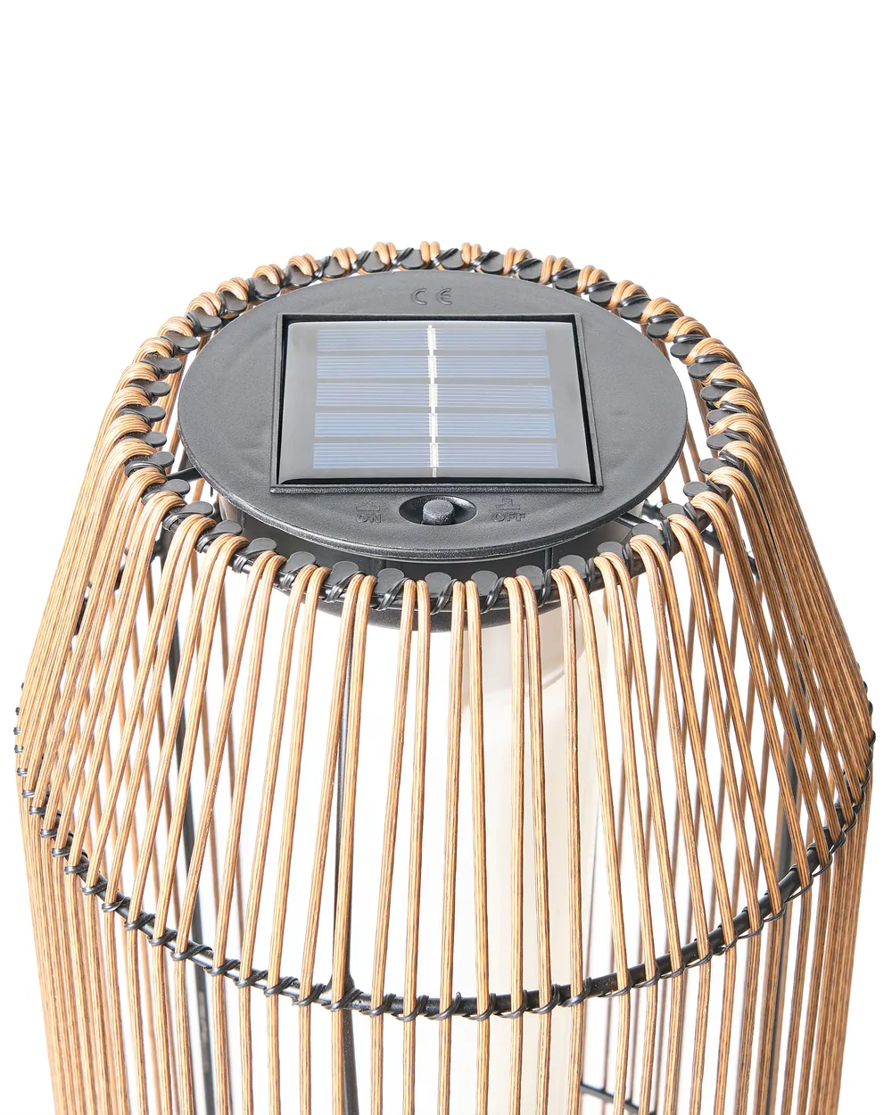 Solar Powered Lantern DONGWE 70 cm Natural_1042970