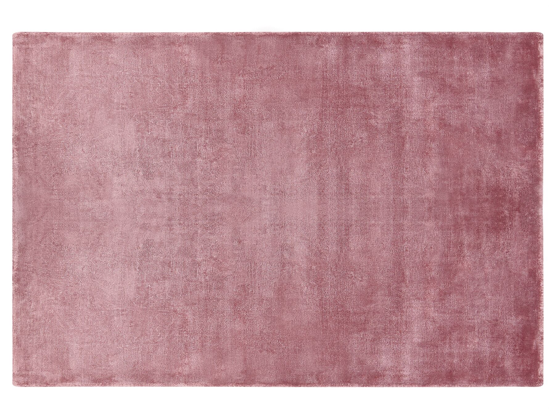 Teppich Viskose rosa 140 x 200 cm Kurzflor GESI II_837734