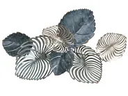 Dekoracja ścienna Liść MAGNESIUM Metal 55 cm Złoty_825275