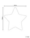 Kids Rug Star Print 120 x 120 cm Blue SIRIUS_831562