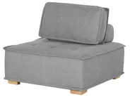 Modular Corner Sofa 4 Seater TIBRO Fabric Grey Right Hand_825613