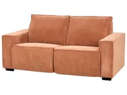 Electric Recliner Sofa 2 Seater NUKARI Corduroy Orange_918675