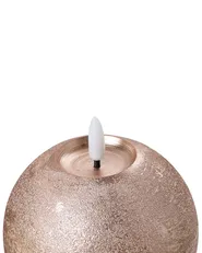 Zestaw 3 świec LED AMBROSIA 11 cm Złoty_1015893