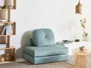 Single Sofa Bed OLDEN Fabric Light Blue_980928