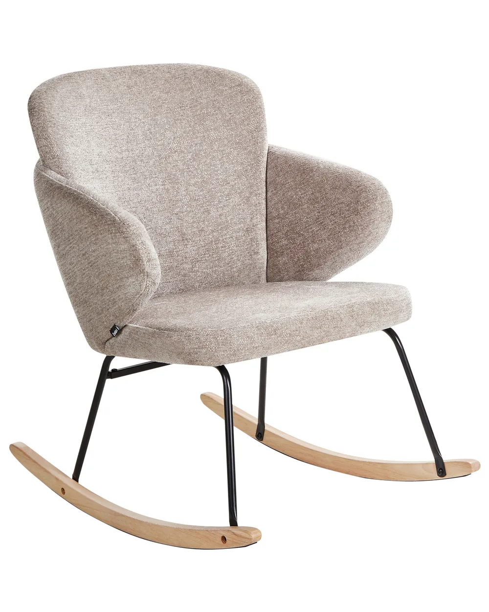 Rocking Chair VIKEN Fabric Taupe