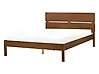 Bed BOISSET 140 x 200 cm (EU Double) Brown Ash Wood