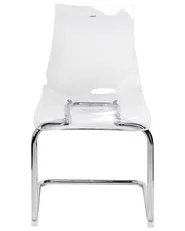Set of 2 Dining Chairs MARSHALL Transparent_984865