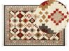 Színes kilim gyapjúszőnyeg 140 x 200 cm GHUKASAVAN_859056