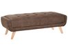 Ottoman HABO Fabric Dark Brown