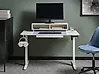 Elektromosan állítható asztal LUCAMA 120 cm x 60 cm USB porttal Fehér