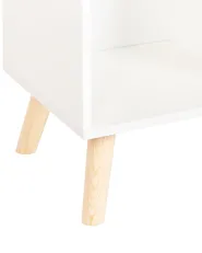 Regał na książki 3 półki LILOET 102 cm Biały_950034
