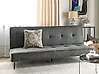 Sofá cama 3 plazas ESSVIK Tela Gris oscuro
