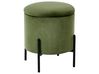 Storage Pouffe WENONA Velvet Dark Green