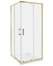 Kabina prysznicowa TELA 80 x 80 x 185 cm Złoty_944664