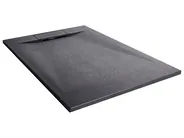 Brodzik prysznicowy AZZURRO 80 x 120 x 3 cm Czarny_968565