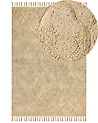 Rug SANLIURFA Beige 160 x 230 cm Cotton