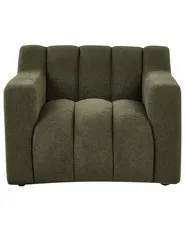 Armchair AGERUP Boucle Dark Green_959553