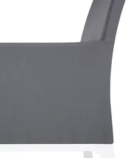 Set di 2 sedie da giardino con cuscini BACOLI Tessuto Grigio scuro_720357