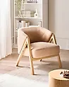 Armchair SKEI Boucle Beige