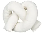 Poduszka dekoracyjna GLADIOLUS 172 x 14 cm Boucle Złamana biel Jednolity_890994