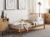 Łóżko drewniane 90 x 200 cm jasne BARRET_807654