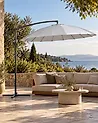 Parasol ogrodowy na wysięgniku 268 cm CALABRIA II Jasnoszary