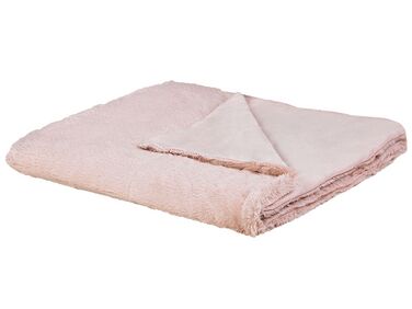 Rózsaszín ágytakaró 180 x 200 cm GELIK