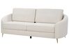 Conjunto de sofás com 6 lugares em tecido creme claro TROSA_910968