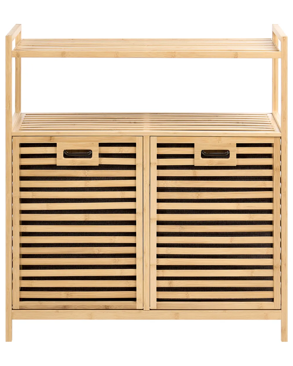 Tilt-Out Laundry Cabinet CEJAR 88 cm Bamboo Light Brown_1144740