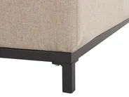 Garden Lounge Set with Table 5 Seater ROVIGO Beige_795054