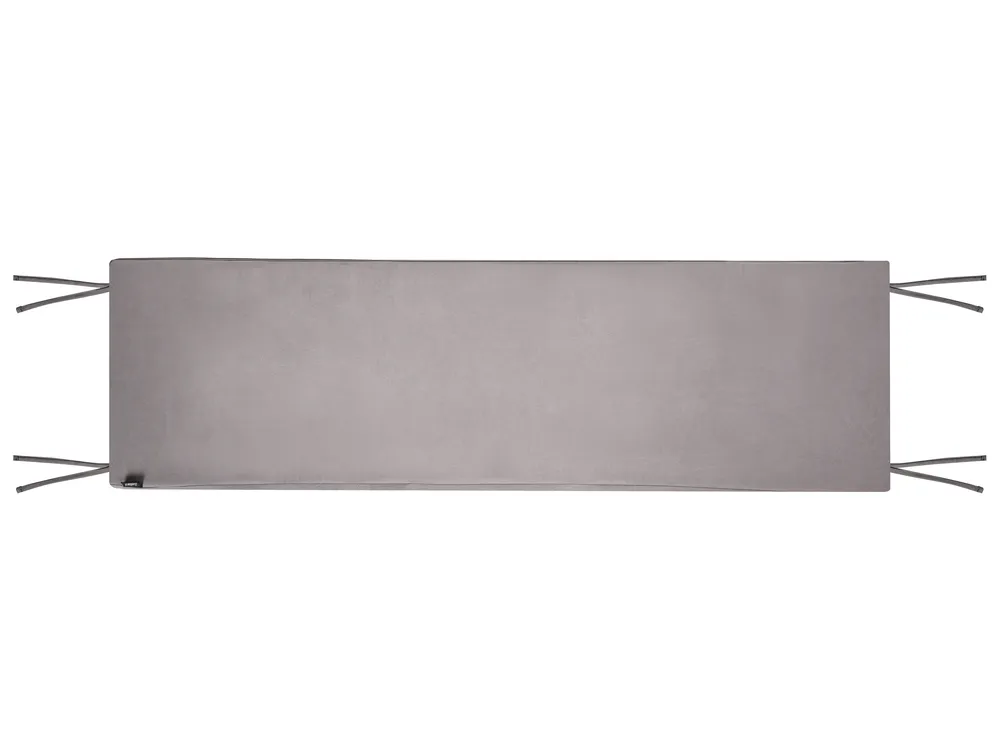 Bench Seat Pad Cushion MARLBORO 151 x 46 cm Grey_1133206