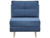 Single Sofa Bed JERSLEV Fabric Blue