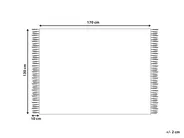 Blanket HALEDE 130 x 170 cm Blue_845845