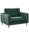 Armchair SAVALEN Velvet Dark Green
