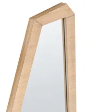Lustro ścienne CHANU 44 cm 104 cm Jasnobrązowy_997071