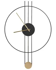 Wall Clock ANNIVIERS 44 cm Metal Black_940830