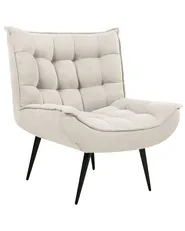 Armchair ALVESTA Fabric Light Beige_871376