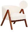Armchair SKEI Boucle White