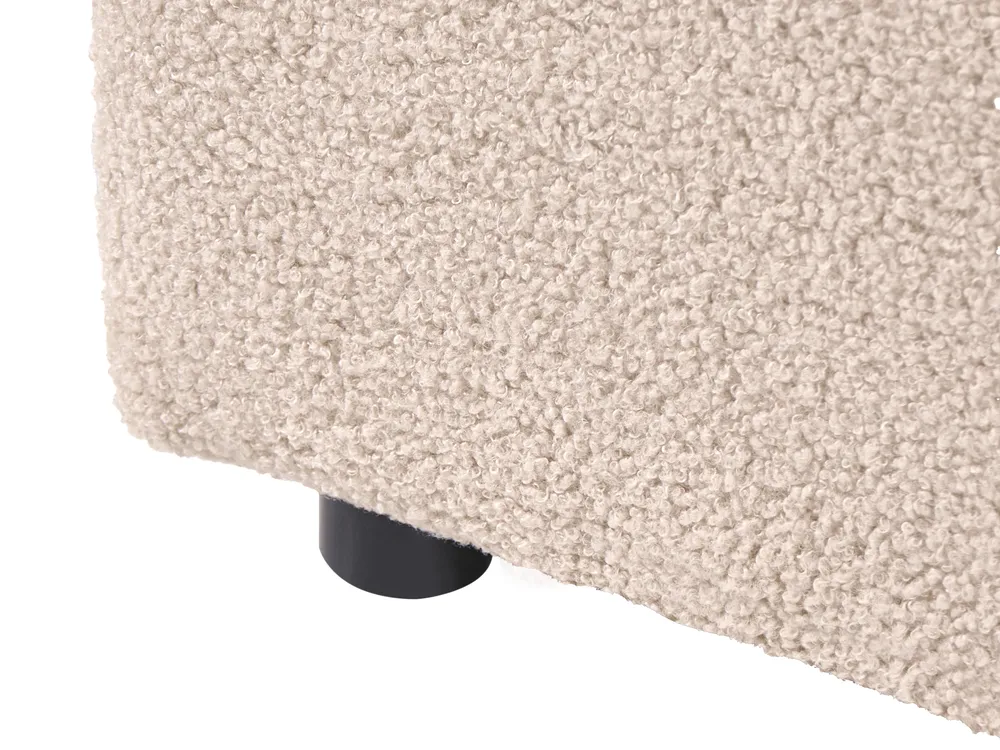 Divano angolare modulare 4 posti AXEBO Bouclé Beige Lato destro_1076159