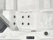 Outdoor Hot Tub with LED TULAROSA White_818518