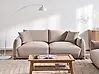 Sofa 3 Seater JUBEK Velvet Taupe