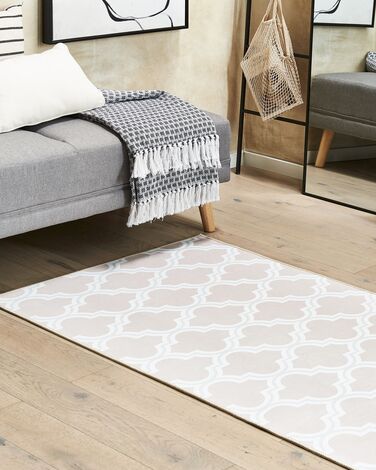 Runner Rug 80 x 200 cm Beige KADAYAL