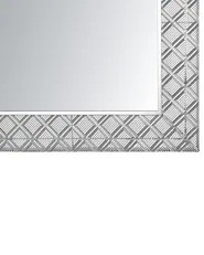 Specchio EVETTES 80 cm 80 cm Metallo Argento_748182