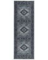 Vloerkleed polyester grijs 70 x 200 cm VADKADAM_831370