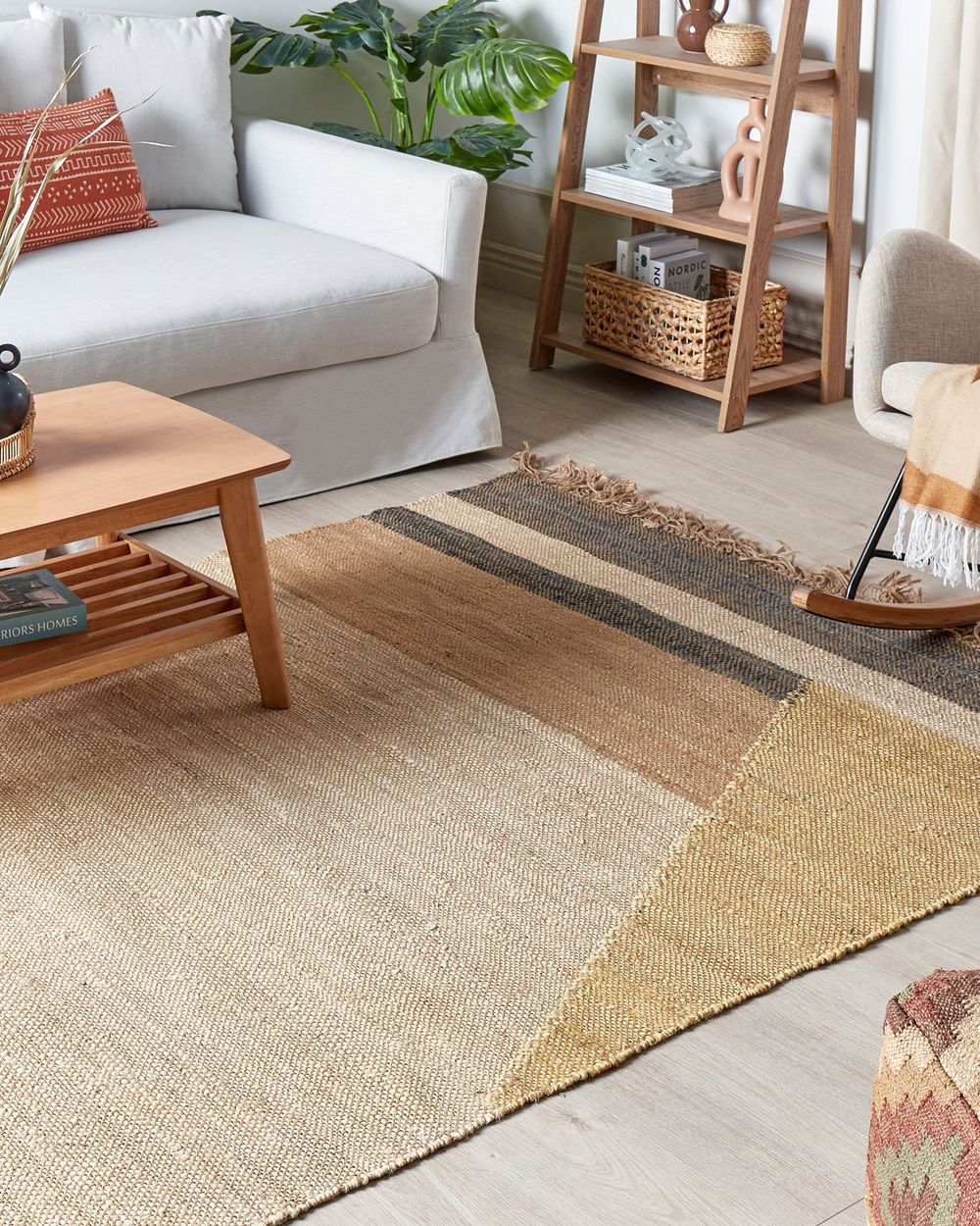 Rug SAMLAR Brown 160 x 230 cm Jute