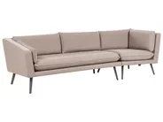 Garden Sofa 3 Seater LORETELLO Beige Right Hand_872311