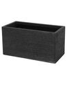 Plant Pot 60 x 29 x 30 cm Black MYRA_700517