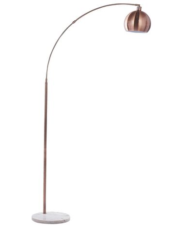 Lampa podłogowa metalowa miedziana PAROO