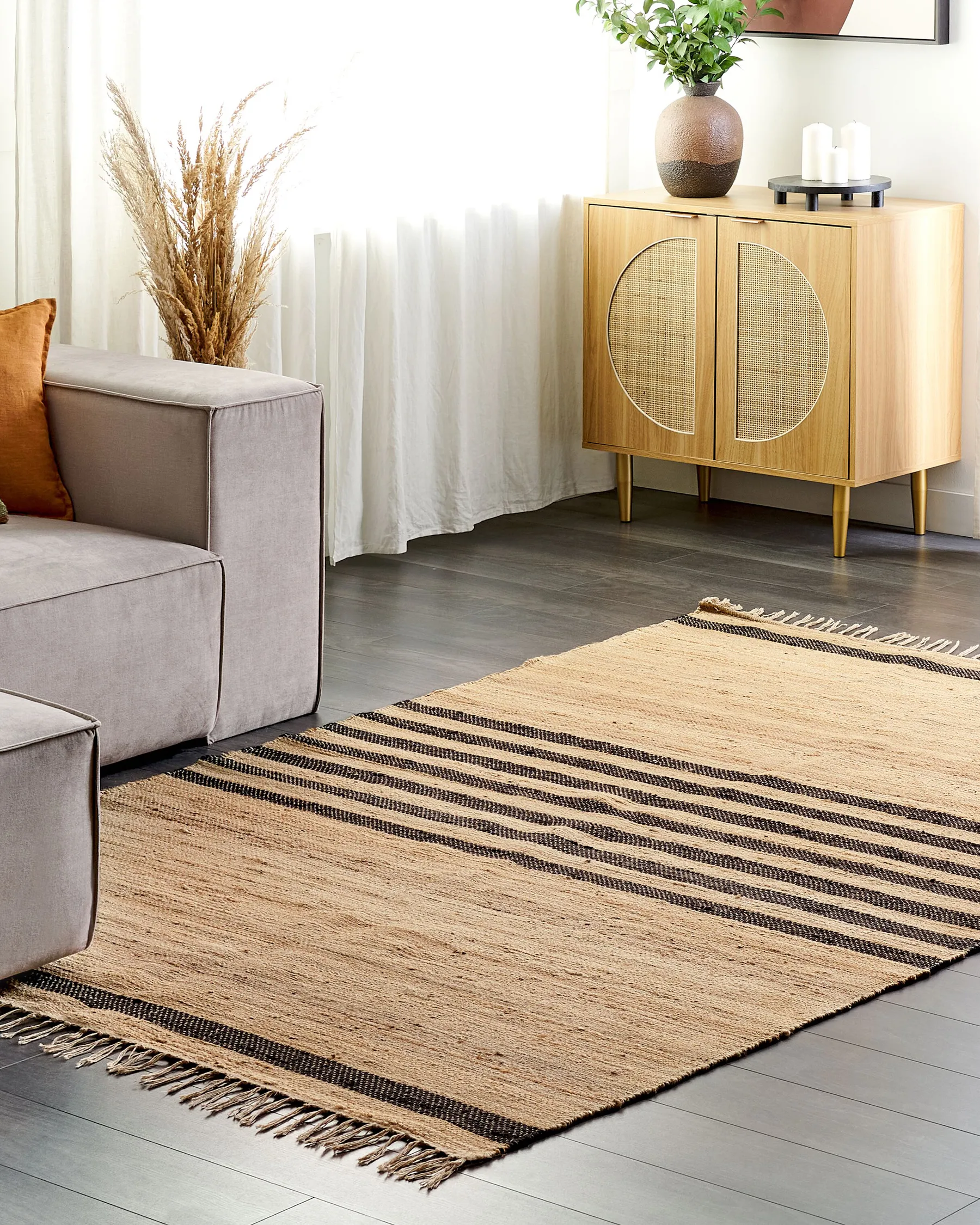 Rug ERICEK Beige 160 x 230 cm Jute_885173